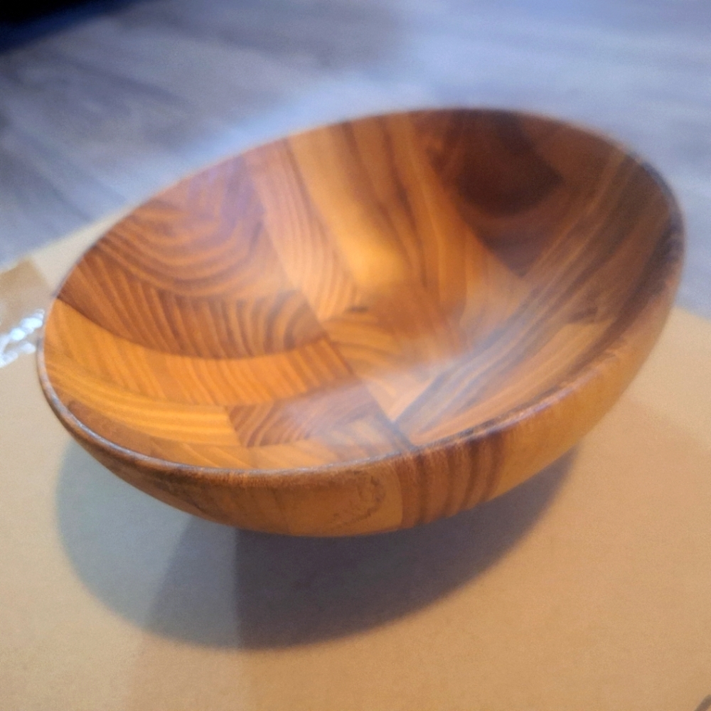 Bill Teakwood 6in bowl- New in box